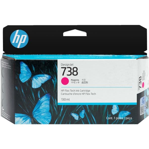 Tinteiro HP 738 DesignJet Magenta