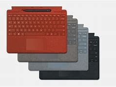 Microsoft Capa Teclado Surface Pro 8/9/10/11/X com Slim Pen 2 Preto