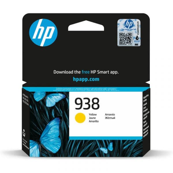 Tinteiro HP Cartucho de Tinta 938 Amarelo