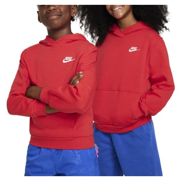 Nike Sweatshirt com Capuz K Nsw Club Flc Hdy Lbr fd3000-657 XL (158-170 cm) Vermelho