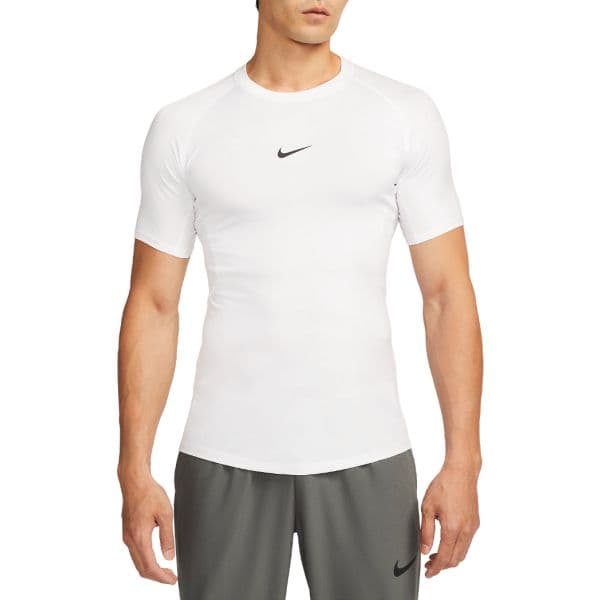 Nike T-shirt M Np Df Tight Top Ss fb7932-100 M Branco