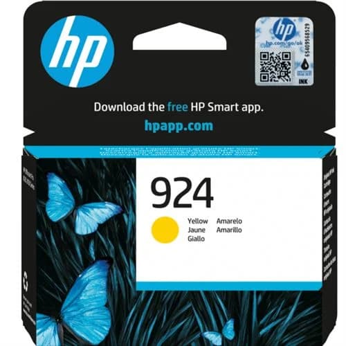 Tinteiro HP 924 4K0U5NE Amarelo