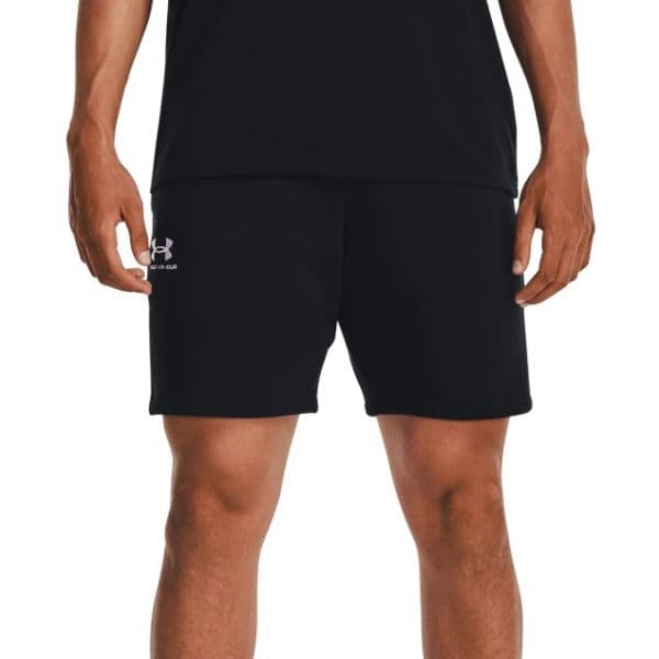 Under Armour Calções Homem Essential Fleece Short 1380377-001 XL Preto