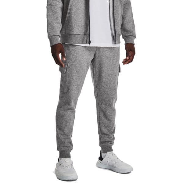Under Armour Calças Rival Fleece Cargo 1382134-026 Xxl Cinzento