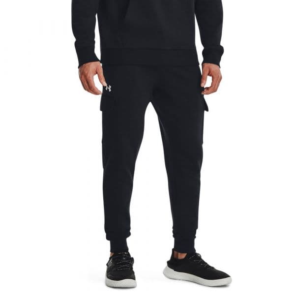 Under Armour Rival Fleece Cargo Joggers Preto XS / Regular Homem