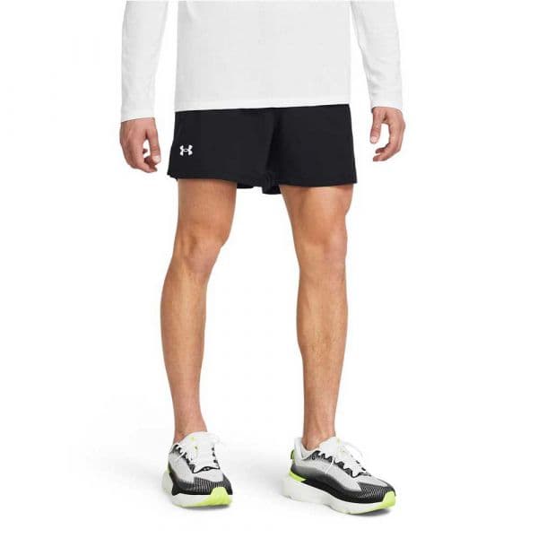 Under Armour Calças Launch 5'' Shorts-blk 1382617-001 Xxl Preto