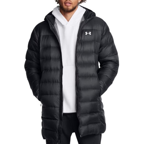 Under Armour Casaco com Capuz Legend Down Parka 1385839-001 S Preto