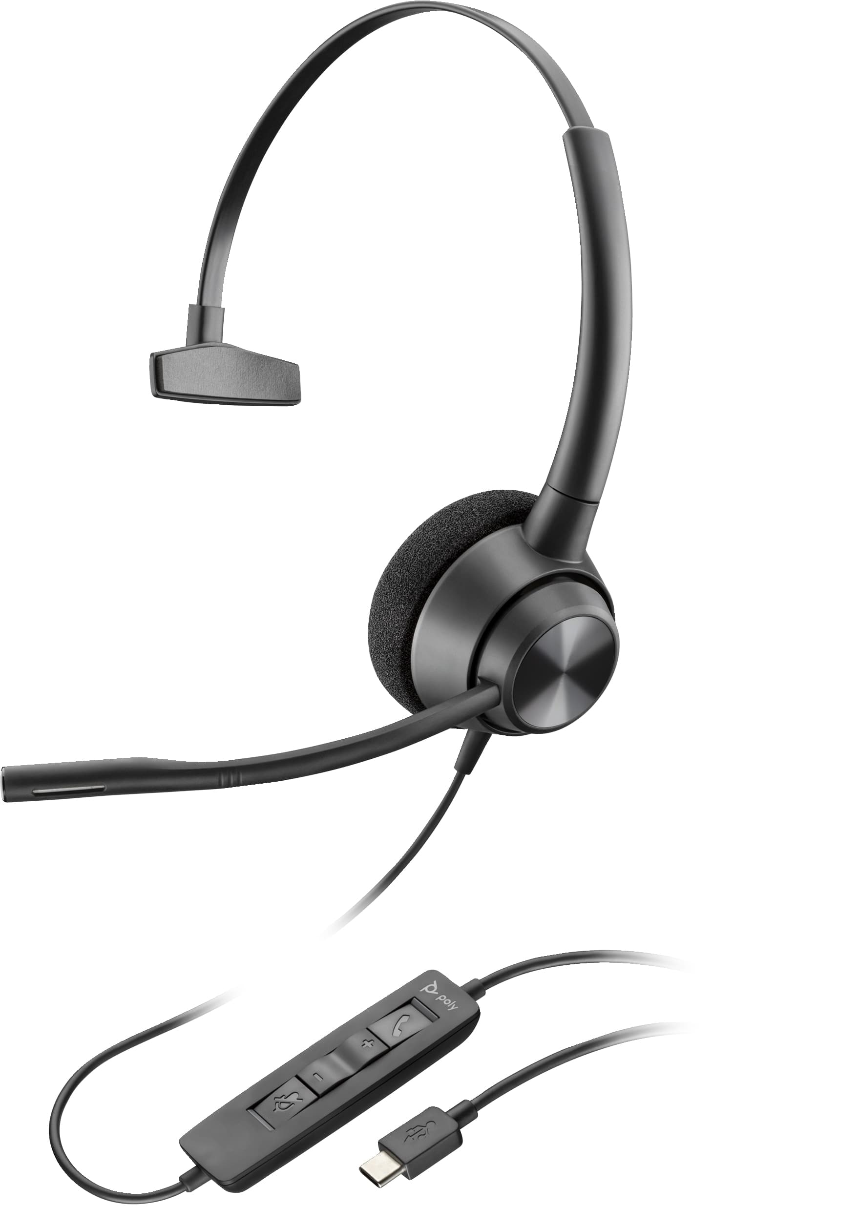 POLY HP EncorePro 310 Monaural USB-C Preto
