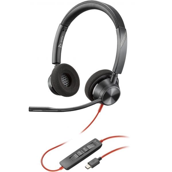 Poly Blackwire 3320 com USB-C