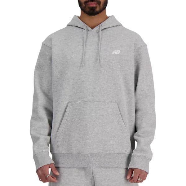 New Balance Sweatshirt com Capuz Sport Essentials Fleece Hoodie mt41511-ag M Cinzento
