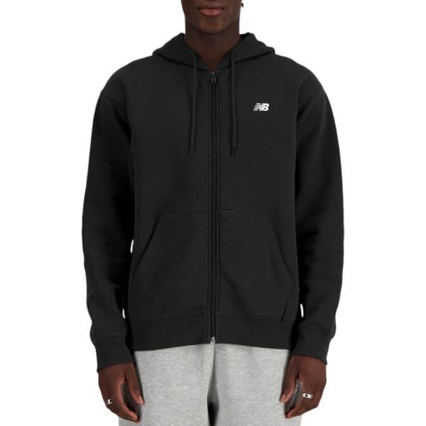 New Balance Sweatshirt com Capuz Sport Essentials Logo Fleece Full Zip mj41502-bk XL Preto