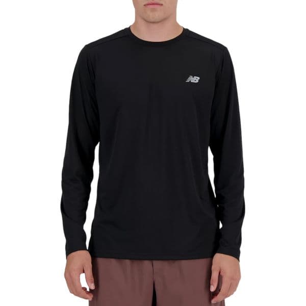 New Balance Camisola Sport Essentials Logo Long Sleeve mt41225-bk XL Preto