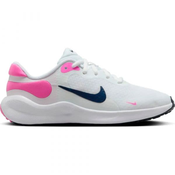 Nike Sapatilhas de Running Revolution 7 White / Midnight Navy / Playful Pink 40