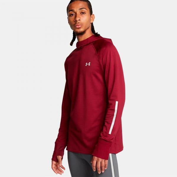 Under Armour Sweatshirt com Capuz Launch Elite Cw Hoody 1386675-625 L Vermelho