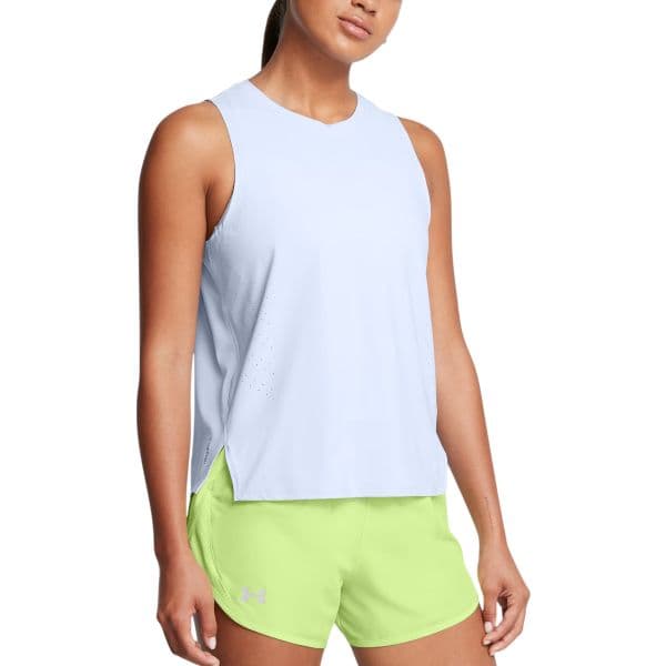 Under Armour Camisola de Alças Launch Elite Tank 1383363-464 M Azul