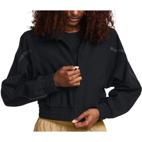 Under Armour Casaco Unstoppable Crop Jacket-blk 1386479-001 M Preto