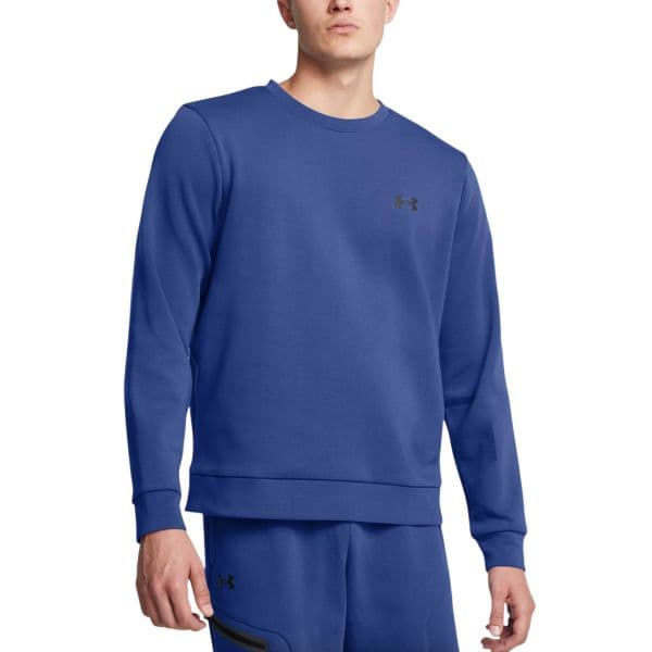 Under Armour Sweatshirt Unstoppable Flc Crew 1389351-432 M Azul