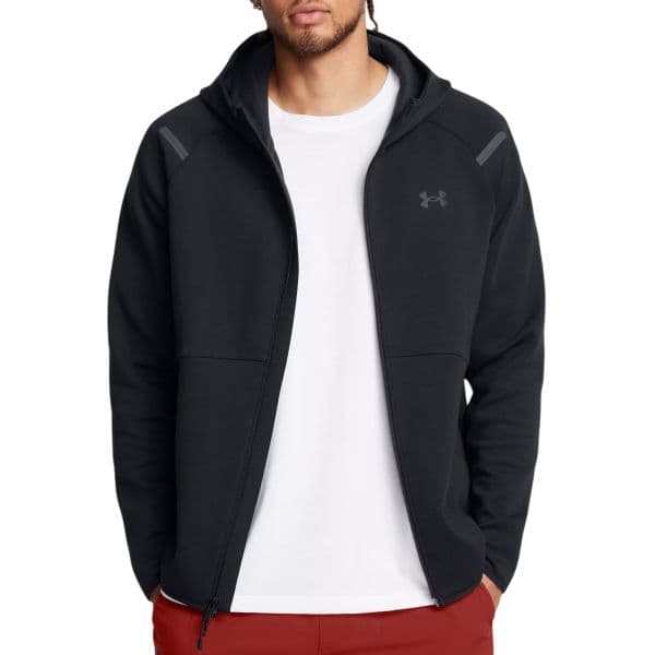 Under Armour Sweatshirt com Capuz Unstoppable Fleece Full-zip Hoodie 1389352-001 XXL Preto