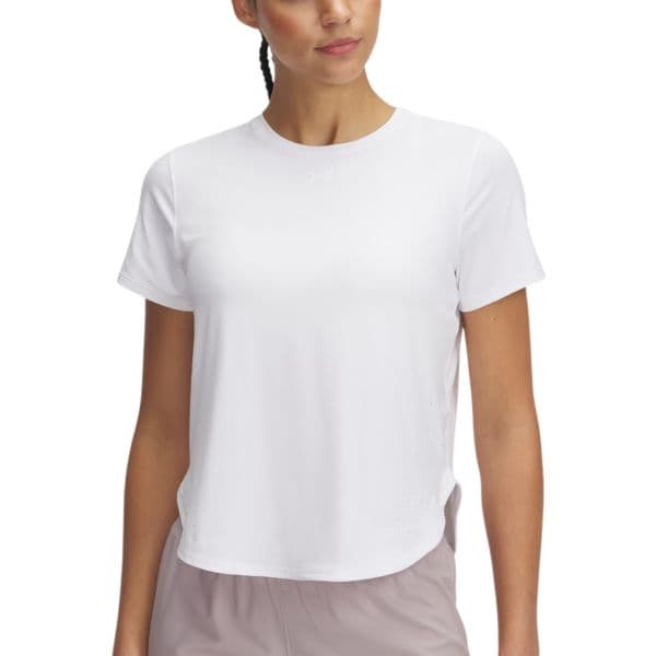 Under Armour T-shirt Launch Elite Shortsleeve 1389564-100 L Branco