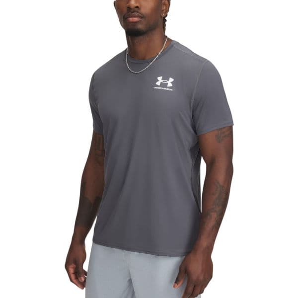 Under Armour Heatgear Fitted T-shirt 6000939-025 M Cinzento