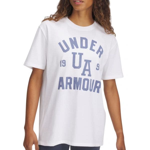 Under Armour T-shirt Ua Hwt os Collegiate Ss 1389749-100 S Branco