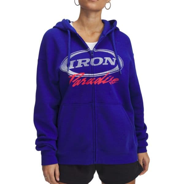 Under Armour Sweatshirt com Capuz Pjt Rck Ip Fz 1389701-400 XS Azul