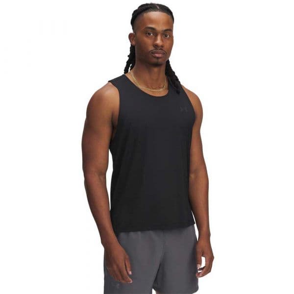 Under Armour Camisola de Alças Launch Elite Singlet 1389800-001 M Preto