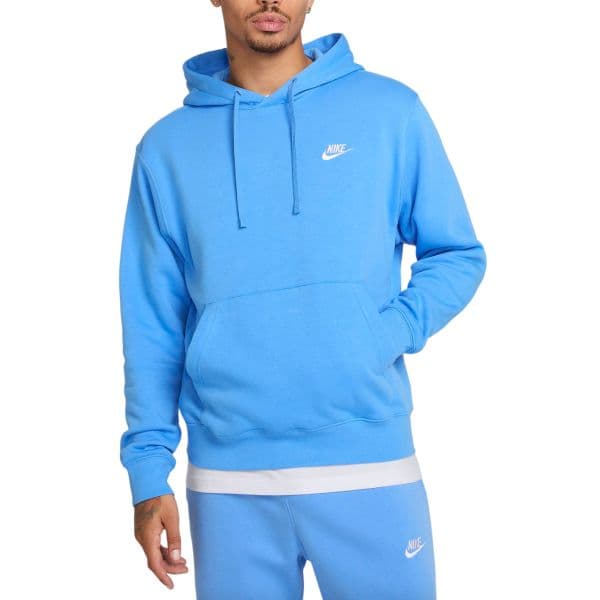 Nike Sweatshirt com Capuz Club Fleece Hoody bv2654-412 S Azul