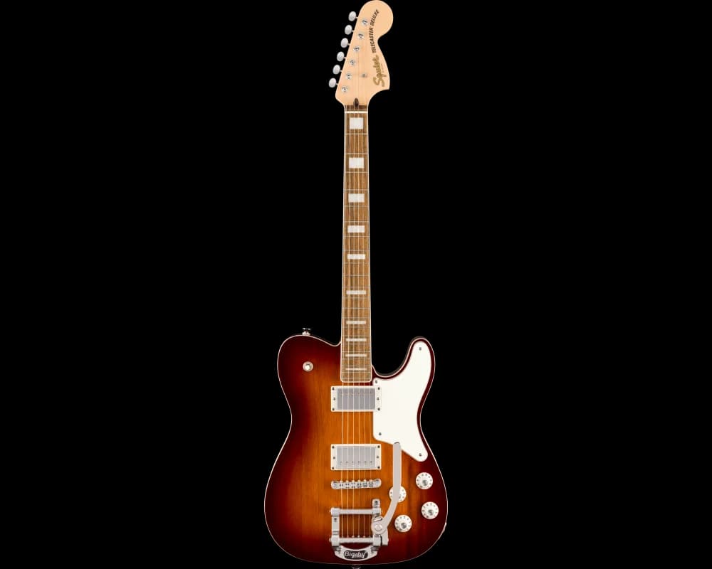 Squier by Fender Paranormal Troublemaker Telecaster, DLX, LRL, Honey Sunburst
