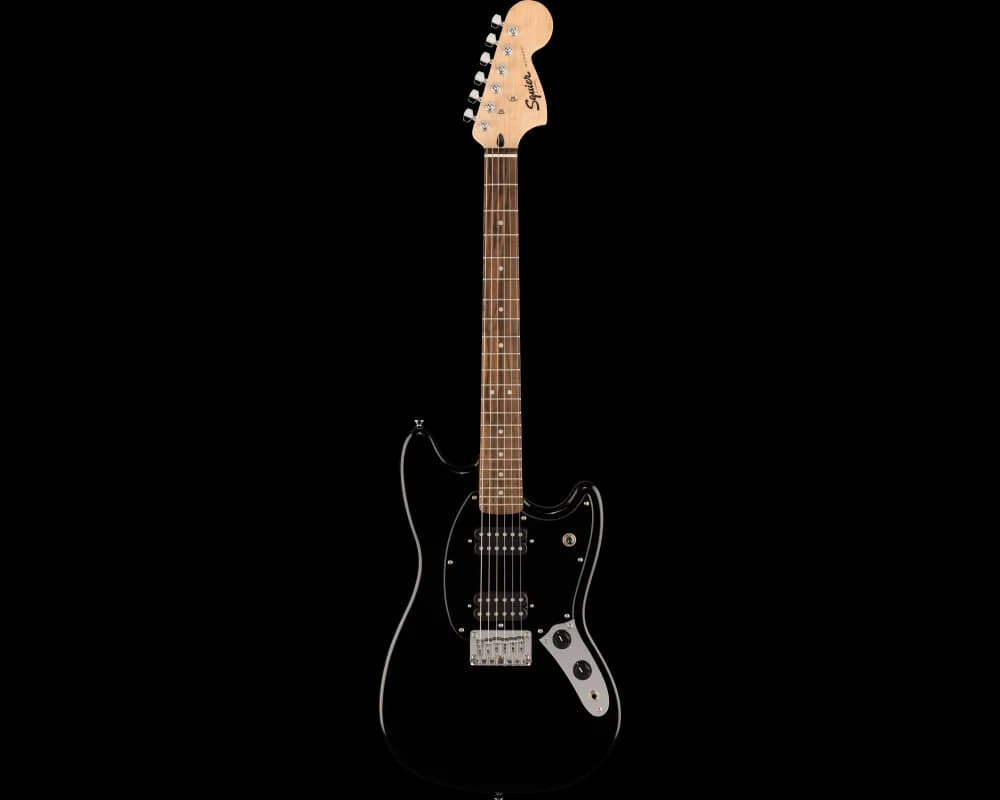 Squier by Fender FSR Sonic Mustang HH MN LRL BPG Black