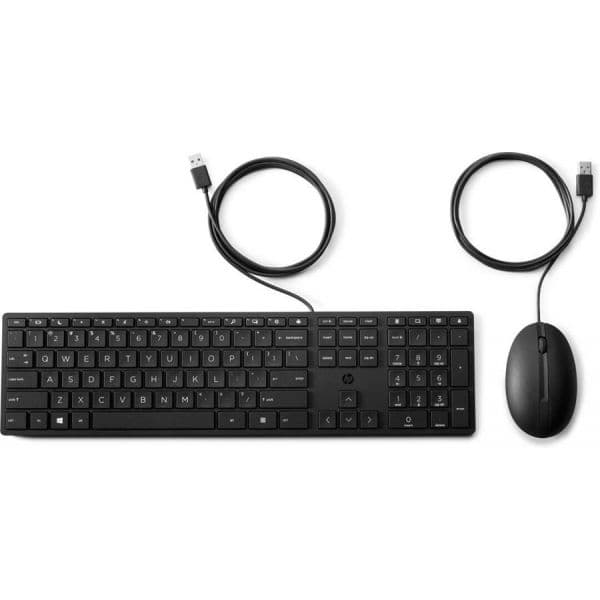 Teclado HP 320MK Rato Preto