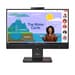 Monitor Lenovo 23.8" ThinkVision T24D-4v Full HD 120Hz 5MP Webcam 100W Power Delivery Preto