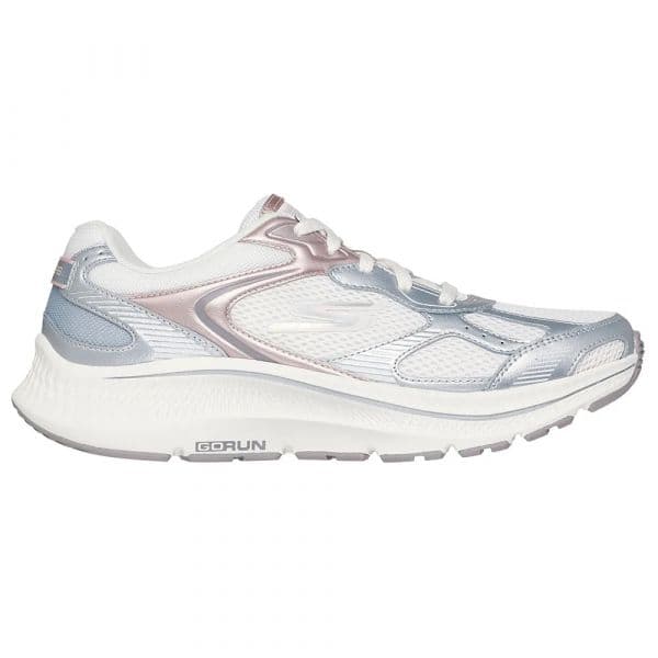 Skechers Sapatilhas de Running Go Consistent 2.0 Volt Off White Leather / Silver Trim 41