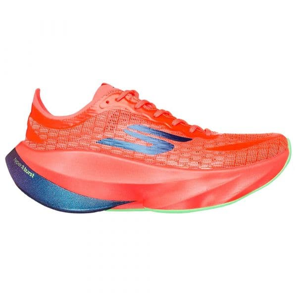 Skechers Sapatilhas de Running Skx Aero Tempo Coral Textile / Blue / Green Trim 40