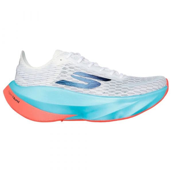 Skechers Sapatilhas de Running Skx Aero Tempo White Textile / Turquoise / Coral Trim 38