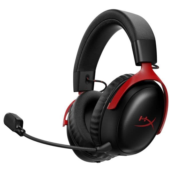 HyperX Cloud III S Sem Fio Black and Red