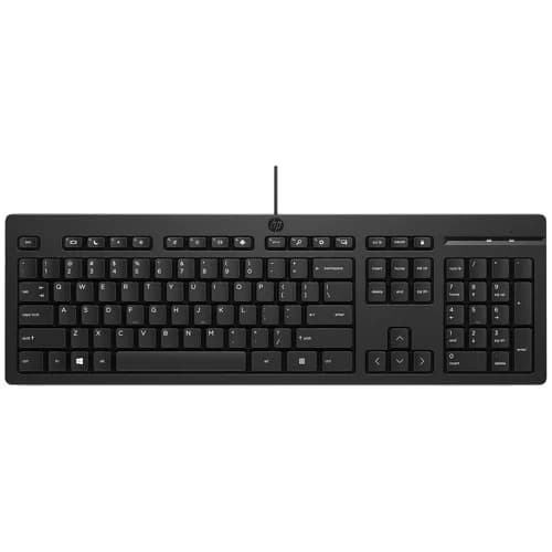 Teclado HP 125 G2 USB Wired Preto