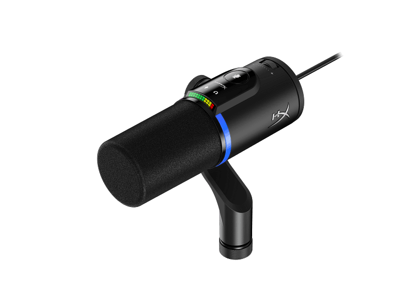 HP Microfone HyperX FlipCast Dinâmico USB/XLR Articulado Preto
