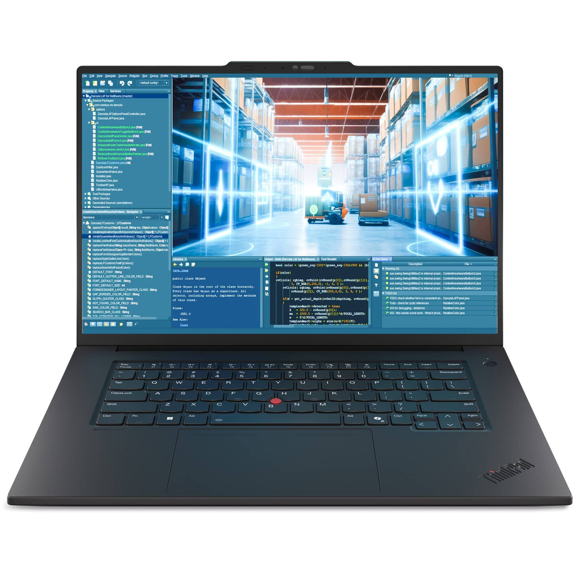 Lenovo ThinkPad P1 Gen 8 16" WUXGA Intel Core Ultra 9 285H vPro 64GB 2TB SSD NVIDIA RTX PRO 2000 Blackwell Preto Windows 11 Pro