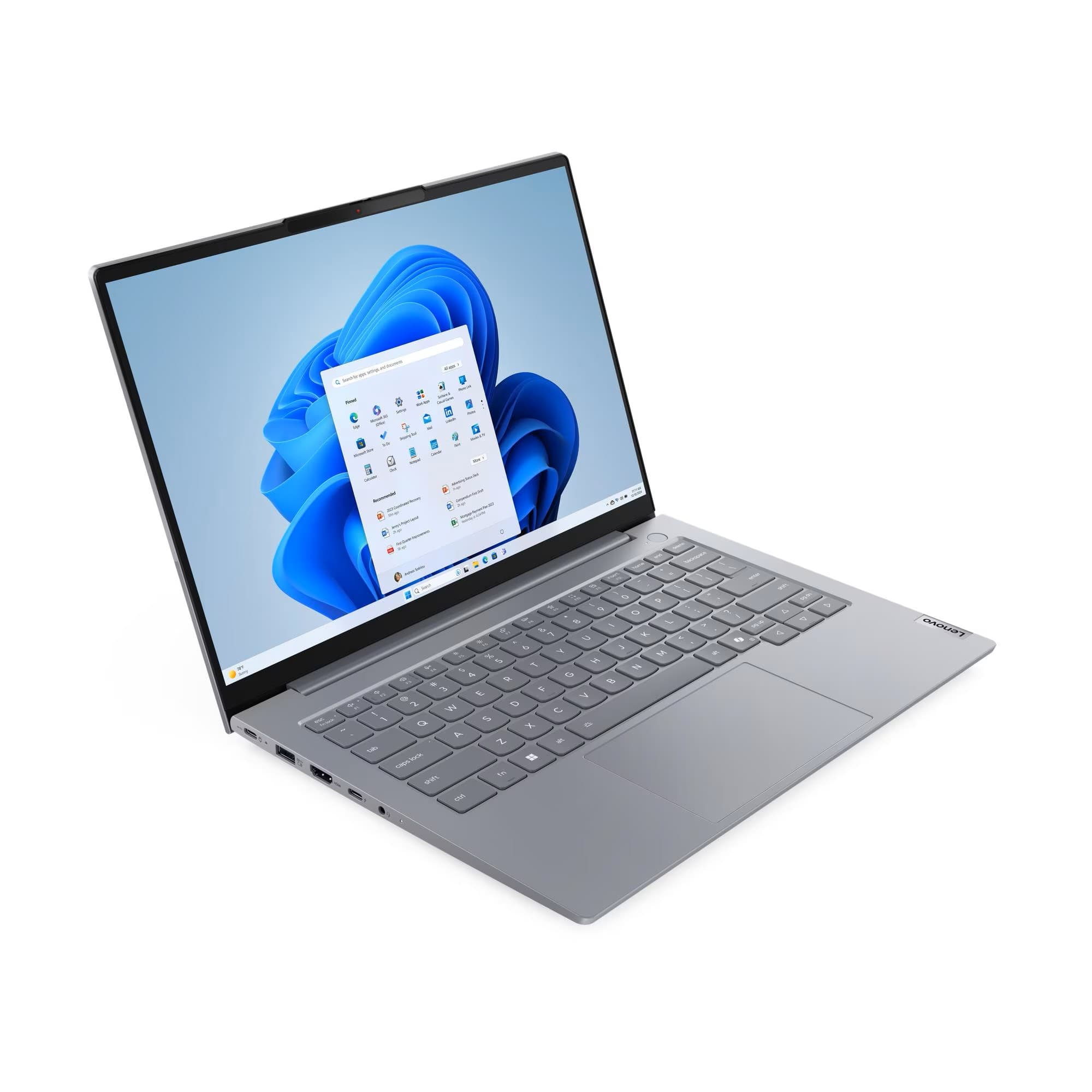 Lenovo ThinkBook 14 G9 14" WUXGA Core 7 240H 16GB 512GB SSD Intel Graphics Prateado W11 Pro