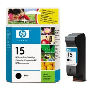 Tinteiro HP 15 Preto C6615D 25ml 500 Pág.