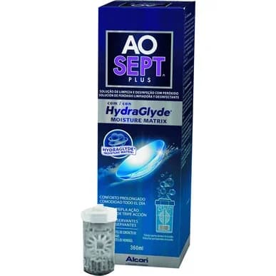 Alcon Solução AoSept Plus HydraGlyde 360ml