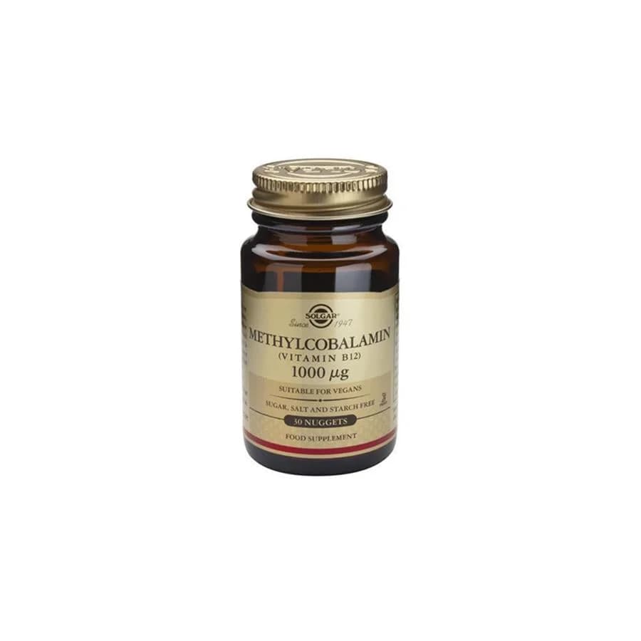 Solgar Metilcobalamina (Vitamina B12) 1000µg 30 Comprimidos
