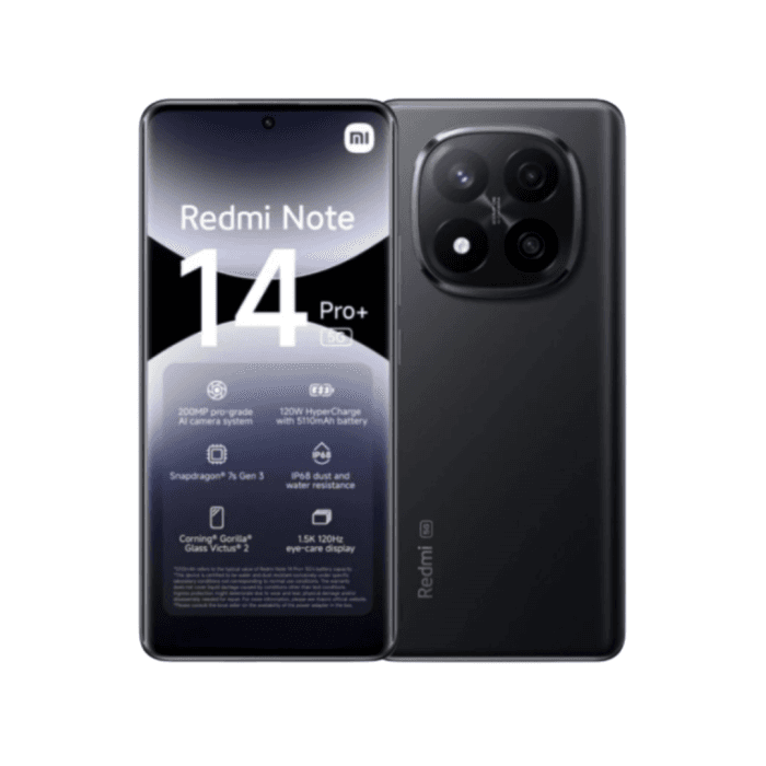 Xiaomi Redmi Note 14 Pro Plus 5G 12GB/512GB Preto