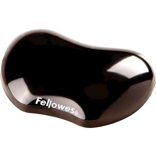 Fellowes Crystal Gel Flex Support Black - 9112301
