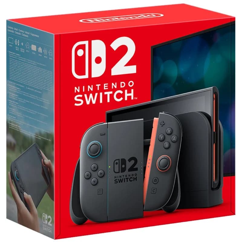 Consola Nintendo Switch 2 V2 BTR Preta (256GB)