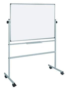 Bi-Office Quadro Branco Rotativo Porcelana 2000x1000mm Face Dupla e Cavalete - QR0704