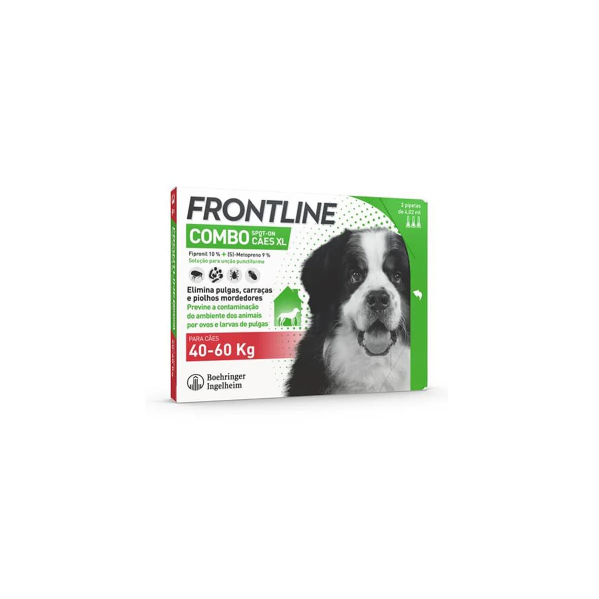 Frontline Combo Cão 40-60Kg 3 Pipetas