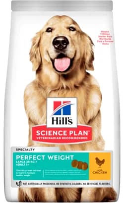 Hill's Science Plan Perfect Weight Adult Large Chicken 12Kg
