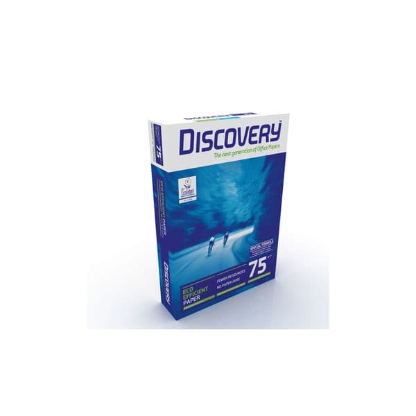 Discovery 5 un. Resmas 500 Fls Papel A4 75g - 1801004